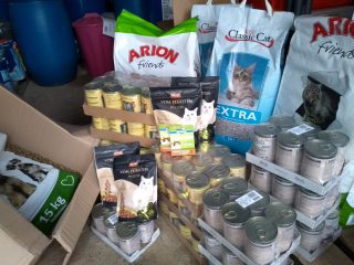 Tolle Spenden über Tierschutz-Shop erhalten!!!